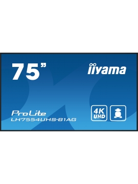 Monitor iiyama ProLite LH7554UHS-B1AG IPS 4K UHD DigitalSignage