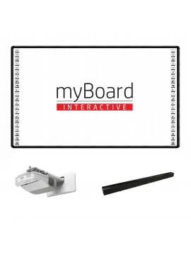 Zestaw interaktywny myBoard Black 90" Panorama Ultra