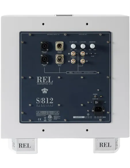 REL S/812 Piano White