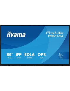iiyama TE8613A-B2AG 86" | Monitor interaktywny 4K, Android 14 EDLA, USB-C 100W, Wi-Fi 6E