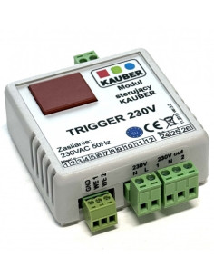 Kauber TRIGGER 230V | Moduł automatyki ekranu/windy z detekcją poboru mocy 230V