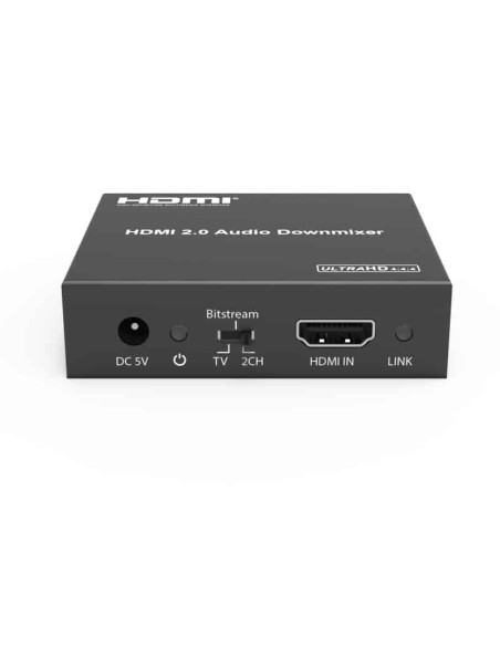 HDV-MB02 | Ekstraktor audio HDMI 2.0b 4K60 18Gb/s na Toslink i RCA (HDCP 2.2)