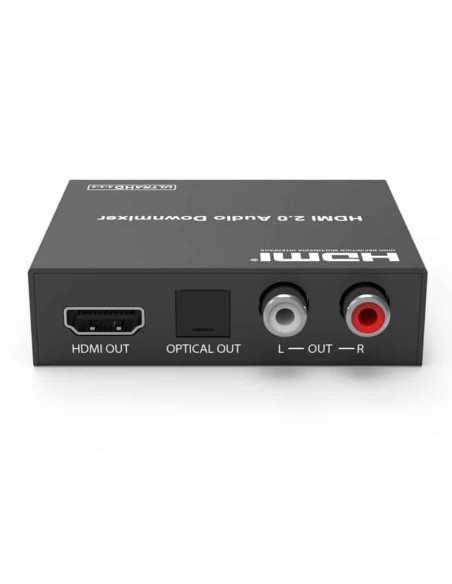 HDV-MB02 | Ekstraktor audio HDMI 2.0b 4K60 18Gb/s na Toslink i RCA (HDCP 2.2)