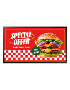 Samsung OH55DX 55" (LH55OHDEBGBXEN) | Outdoor Signage 3500 nit, IP56, IK10, Tizen 8, 24/7, HDBaseT