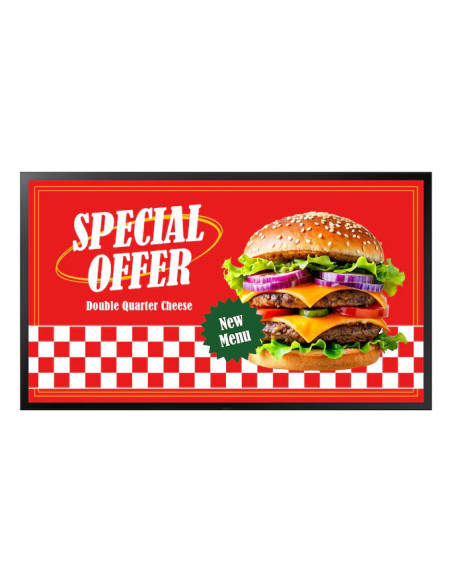 Samsung OH55DX 55" (LH55OHDEBGBXEN) | Outdoor Signage 3500 nit, IP56, IK10, Tizen 8, 24/7, HDBaseT