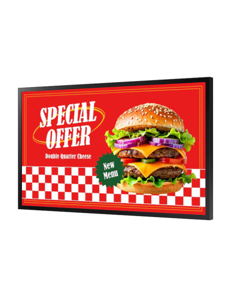 Samsung OH55DX 55" (LH55OHDEBGBXEN) | Outdoor Signage 3500 nit, IP56, IK10, Tizen 8, 24/7, HDBaseT