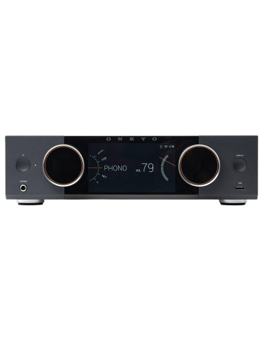Onkyo Muse Y-50 Black | Wzmacniacz sieciowy 250 W, HDMI ARC, phono MM/MC, streaming