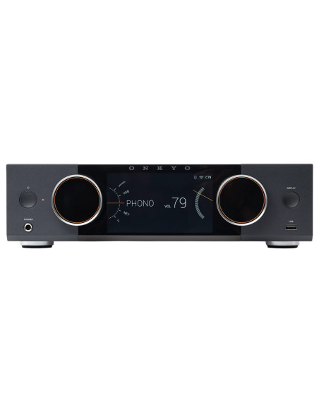 Onkyo Muse Y-50 Black | Wzmacniacz sieciowy 250 W, HDMI ARC, phono MM/MC, streaming