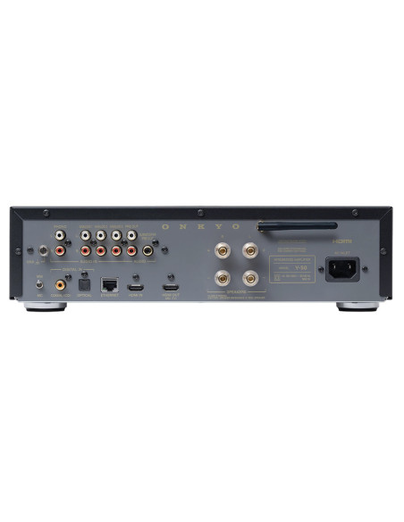 Onkyo Muse Y-50 Black | Wzmacniacz sieciowy 250 W, HDMI ARC, phono MM/MC, streaming
