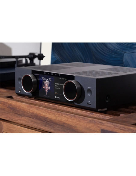 Onkyo Muse Y-50 Black | Wzmacniacz sieciowy 250 W, HDMI ARC, phono MM/MC, streaming