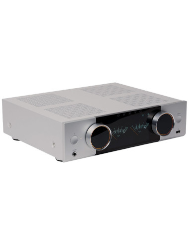 Onkyo Muse Y-50 Silver | Wzmacniacz sieciowy 250 W, HDMI ARC, phono MM/MC, streaming