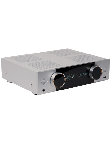 Onkyo Muse Y-50 Silver | Wzmacniacz sieciowy 250 W, HDMI ARC, phono MM/MC, streaming