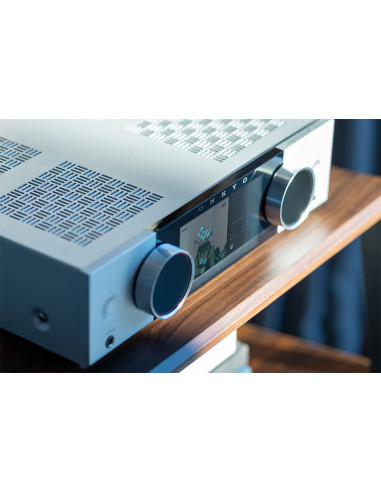 Onkyo Muse Y-50 Silver | Wzmacniacz sieciowy 250 W, HDMI ARC, phono MM/MC, streaming