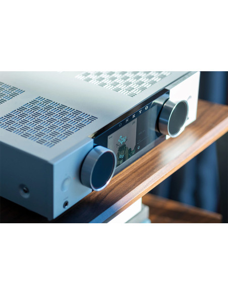 Onkyo Muse Y-50 Silver | Wzmacniacz sieciowy 250 W, HDMI ARC, phono MM/MC, streaming