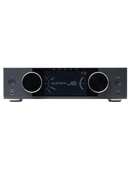 Onkyo Muse Y-40 Black | Wzmacniacz sieciowy 150 W, HDMI ARC, phono MM, streaming