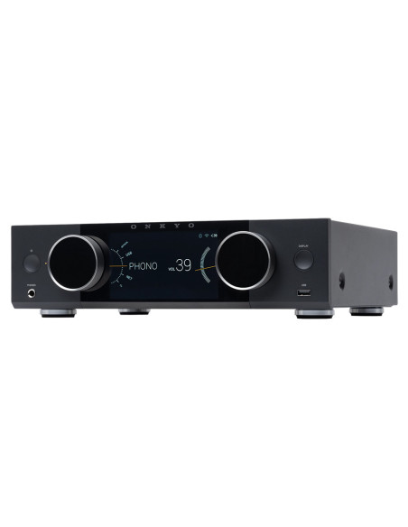 Onkyo Muse Y-40 Black | Wzmacniacz sieciowy 150 W, HDMI ARC, phono MM, streaming