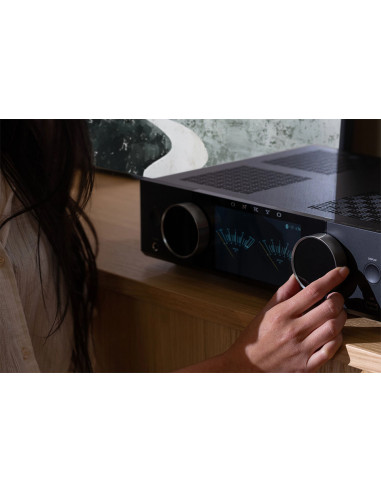 Onkyo Muse Y-40 Black | Wzmacniacz sieciowy 150 W, HDMI ARC, phono MM, streaming
