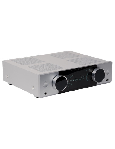 Onkyo Muse Y-40 Silver | Wzmacniacz sieciowy 150 W, HDMI ARC, phono MM, streaming