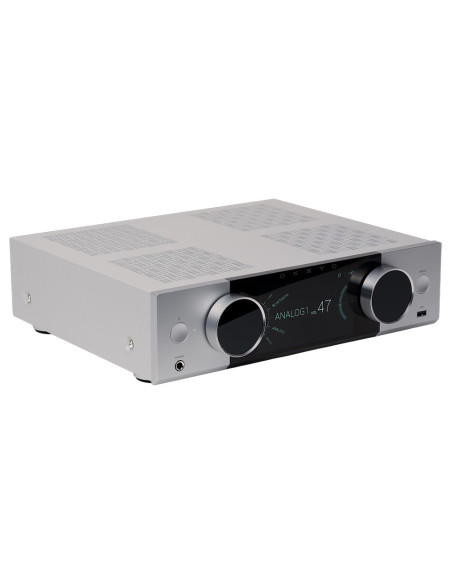 Onkyo Muse Y-40 Silver | Wzmacniacz sieciowy 150 W, HDMI ARC, phono MM, streaming