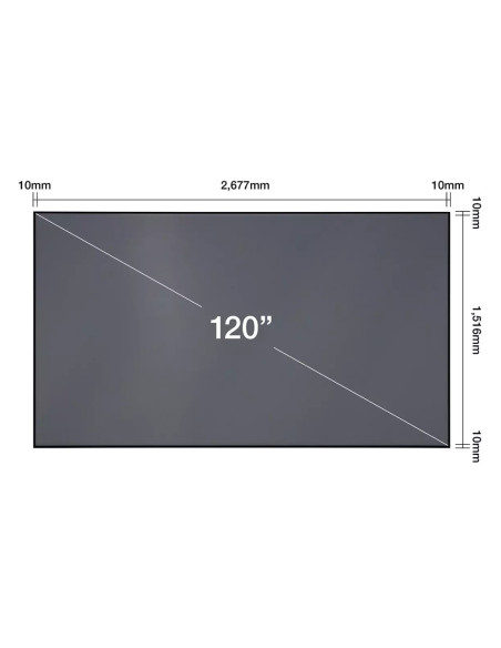 Epson ELPSC36 | Ekran projekcyjny 120" 16:9 ze stałą ramą do projektorów UST