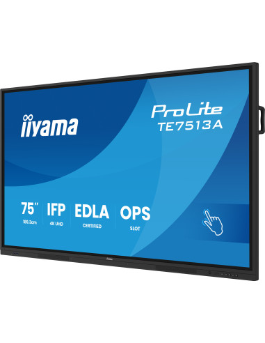 iiyama TE7513A-B3AG 75″ 4K EDLA | Monitor interaktywny