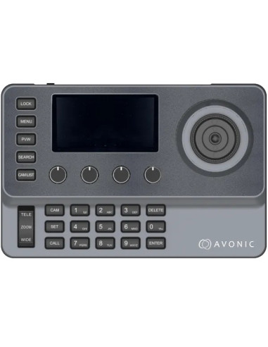 Avonic CON200-IP – kontroler kamer PTZ z LCD 3″ | AVPoint
