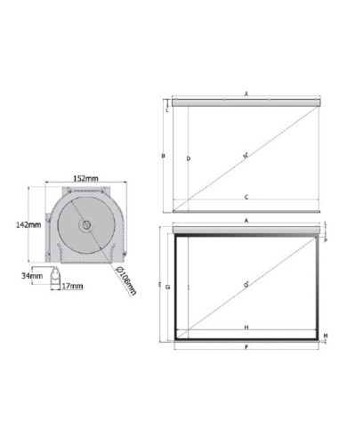 Adeo Alumid 390x244 Vision White B05 181" | AVPoint
