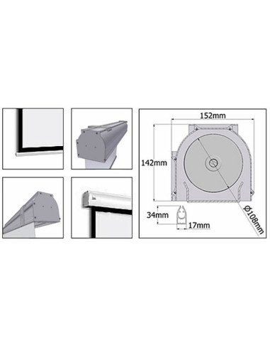 Adeo Alumid 390x244 Vision White B05 181" | AVPoint