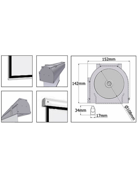 Adeo Alumid 390x244 Vision White B05 181" | AVPoint