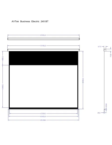 Ekran Avtek Business Electric 240