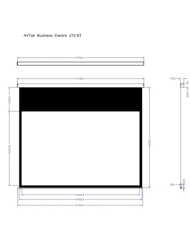 Ekran Avtek Business Electric 270
