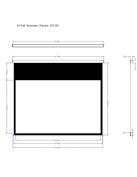 Ekran Avtek Business Electric 270