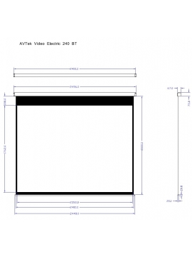 Ekran Avtek Video Electric 240 (4:3)