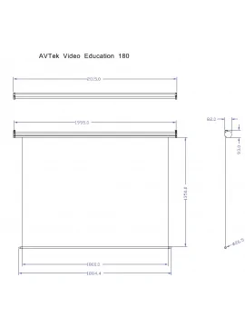 Ekran Avtek Wall Electric 180 (4:3)