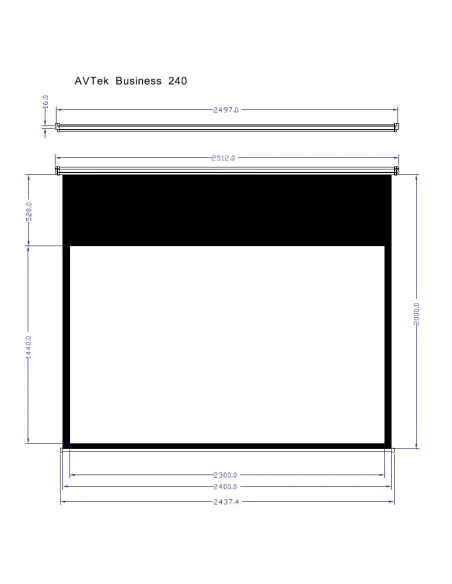 Ekran Avtek Business 240