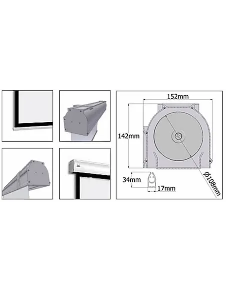 Ekran Adeo Alumid 350x350 (1:1)