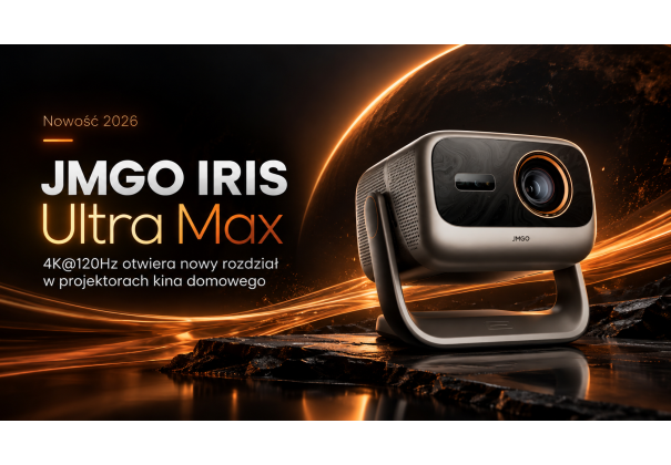 JMGO IRIS Ultra Max. 4K przy 120 Hz otwiera nowy rozdział w projektorach kina domowego